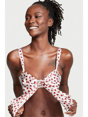 Бралет Victoria’s Secret Dream Angels Unlined Open Cup Balconette Bra Heart Print