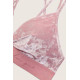 Бралет Victoria’s Secret Pink Velvet Triangle Bralette
