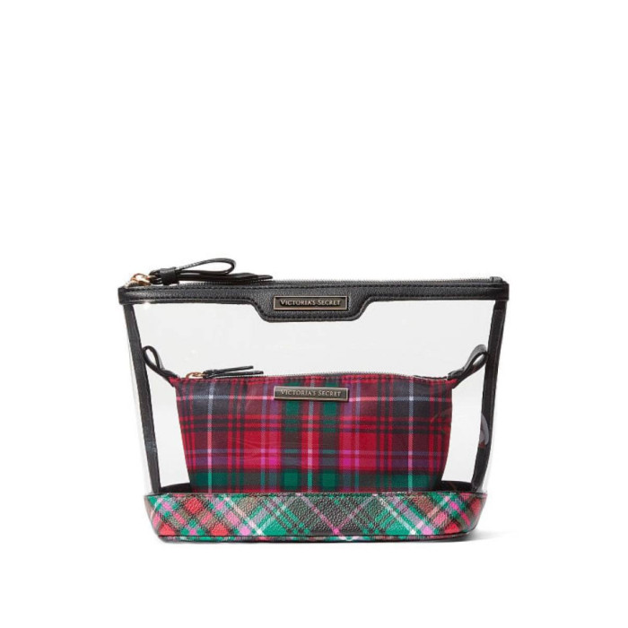 Косметичка Victoria’s Secret  Beauty Duo Bag Plaid