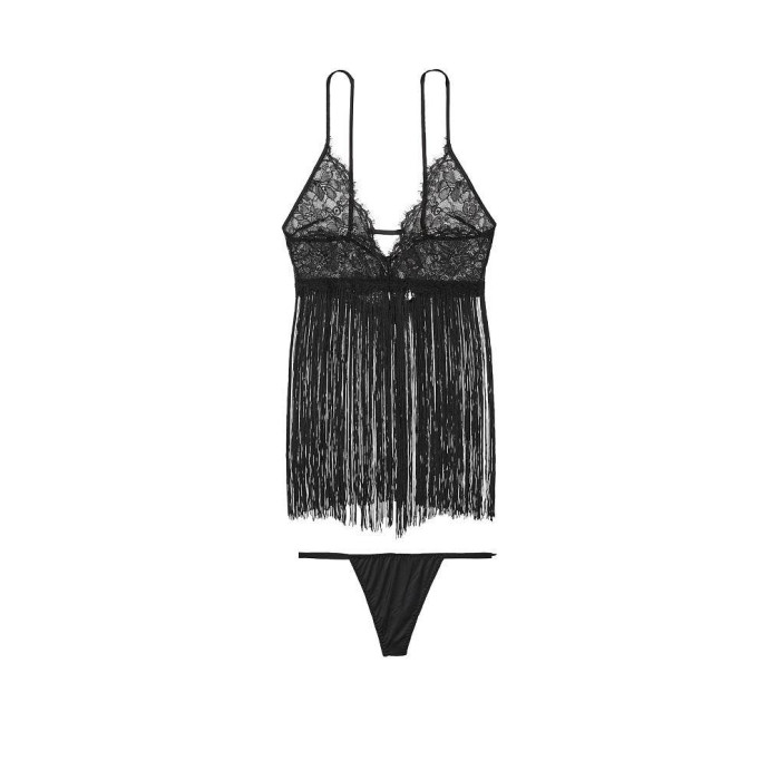 Пеньюар Victoria's Secret Lace Fringe Slip