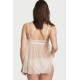 Пеньюар Victoria's Secret Very Sexy La Fleur Sheer Mesh & Lace Babydoll