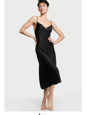 Нічна Сорочка Victoria's Secret Satin Butterfly Midi Slip