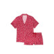  Піжама Victoria’s Secret Satin Short Pj Set Lipstick Red