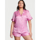 Піжама Victoria’s Secret Satin Short Pj Set Pink Butterfly 