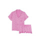 Піжама Victoria’s Secret Satin Short Pj Set Pink Butterfly 