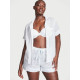 Піжама Victoria’s Secret Cotton Short Pj Set White Eyelet