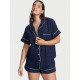 Піжама Victoria’s Secret Cotton Short Pj Set Ensign Eyelet