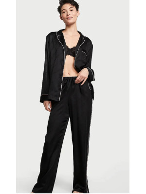 Піжама VICTORIAʼS SECRET SATIN LONG PJ SET