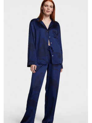 Піжама VICTORIAʼS SECRET SATIN LONG PJ SET