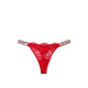 Трусики зі стразами Victoria's Secret Very Sexy Bombshell Shine Strap Lace Thong Panty