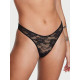 Трусики зі стразами Victoria's Secret Very Sexy Shine Strap Cutout Back Thong Panty