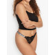 Трусики зі стразами Victoria's Secret Very Sexy Bombshell Shine Strap Lace Thong Panty