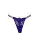 Трусики зі стразами Victoria's Secret Very Sexy Bombshell Shine Strap Lace Thong Panty