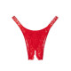 Трусики бразиліани зі стразами Victoria's Secret Very Sexy Ouvert Lace Shine Strap Brazilian Panty