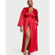  Халат Victoria’s Secret Satin Long  Robe Red