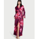 Халат Victoria’s Secret Satin Long  Robe Floral