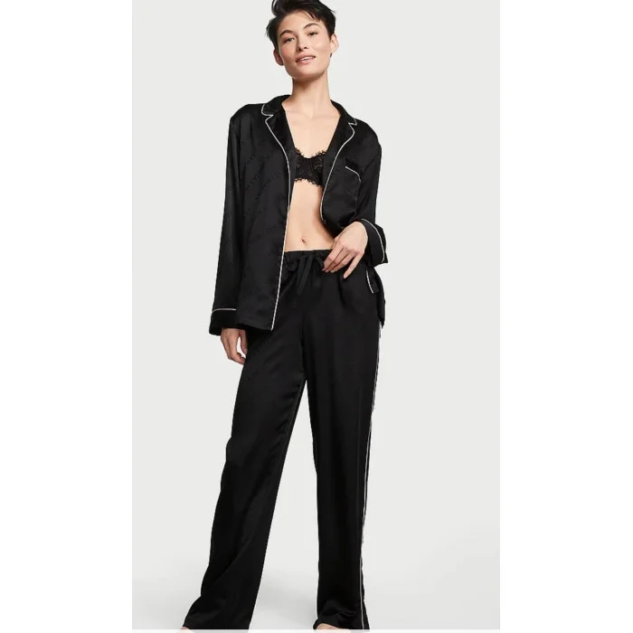 Піжама VICTORIAʼS SECRET SATIN LONG PJ SET