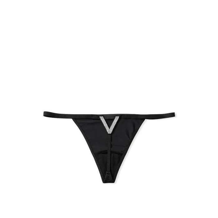 Трусики зі стразами Victoria's Secret Very Sexy Bombshell Shine V-string Panty